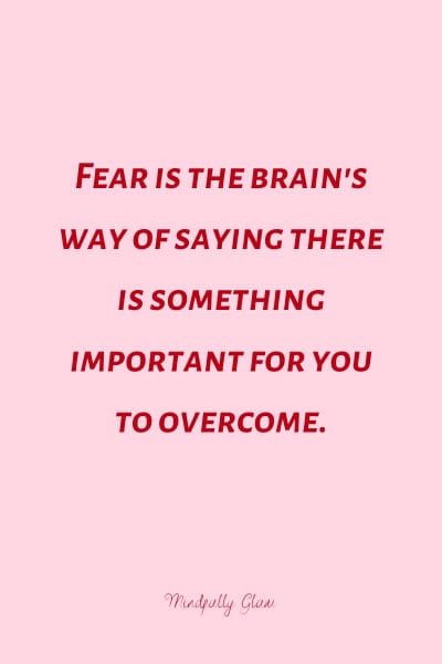 overcoming fear quotes