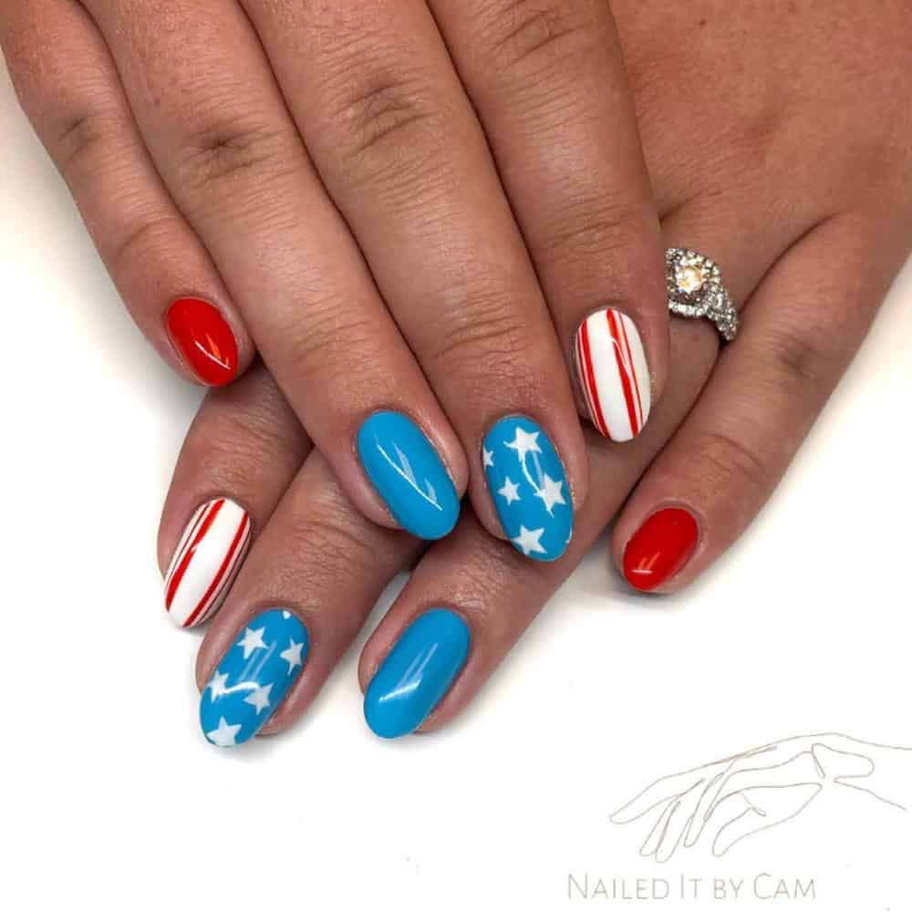 4th of july nail ideas