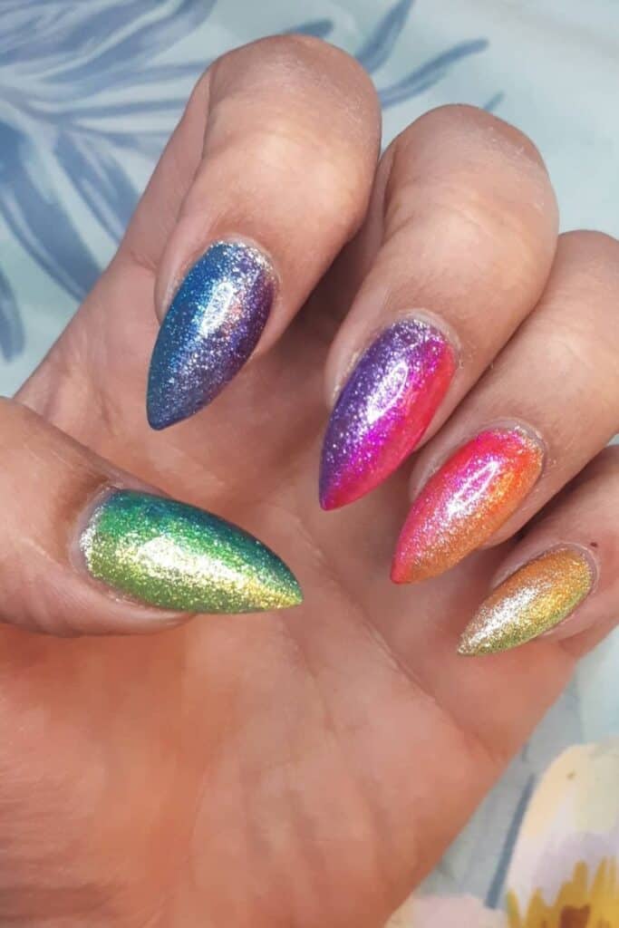 pride nails