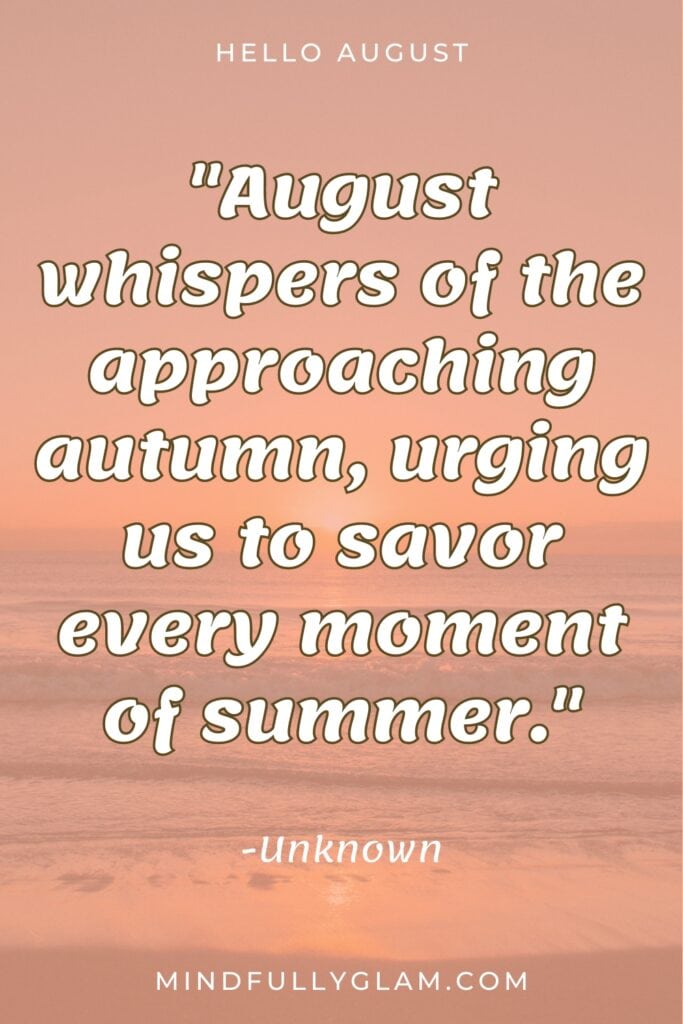 august quotes