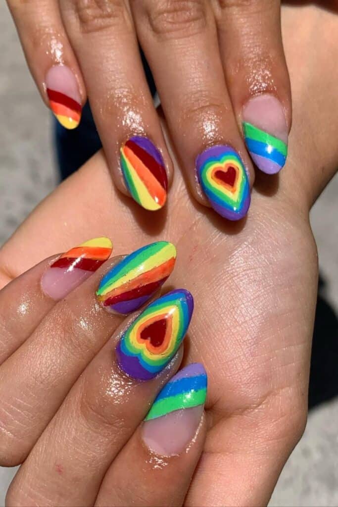 pride nails