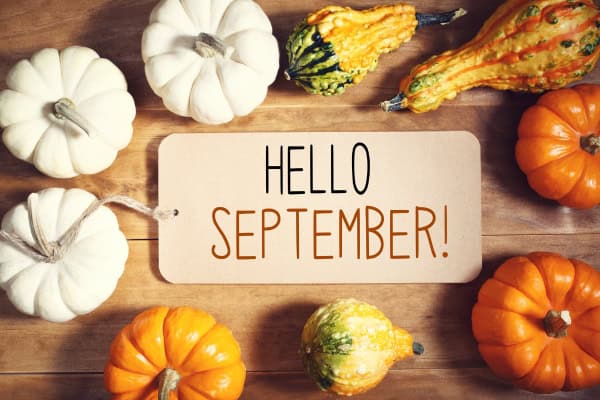 hello september quotes