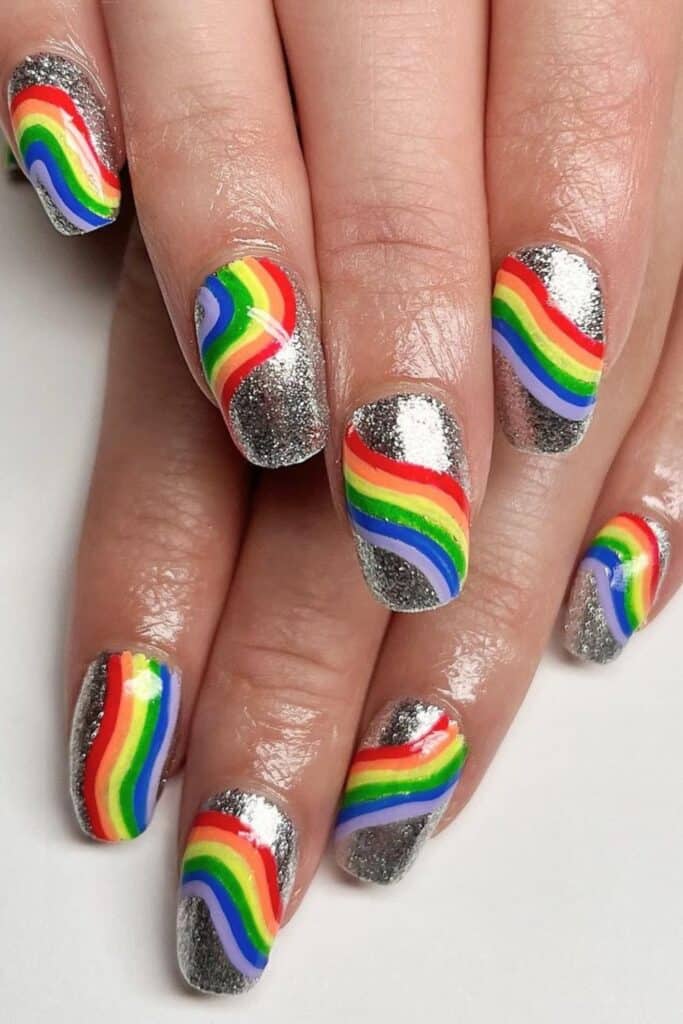 pride nails