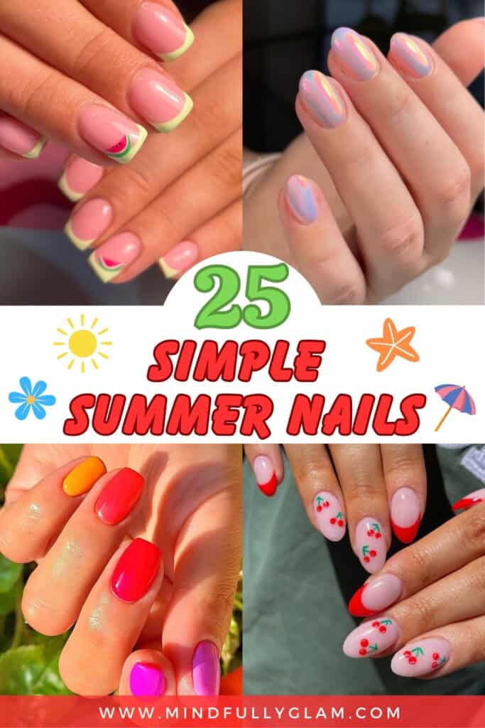 simple summer nails