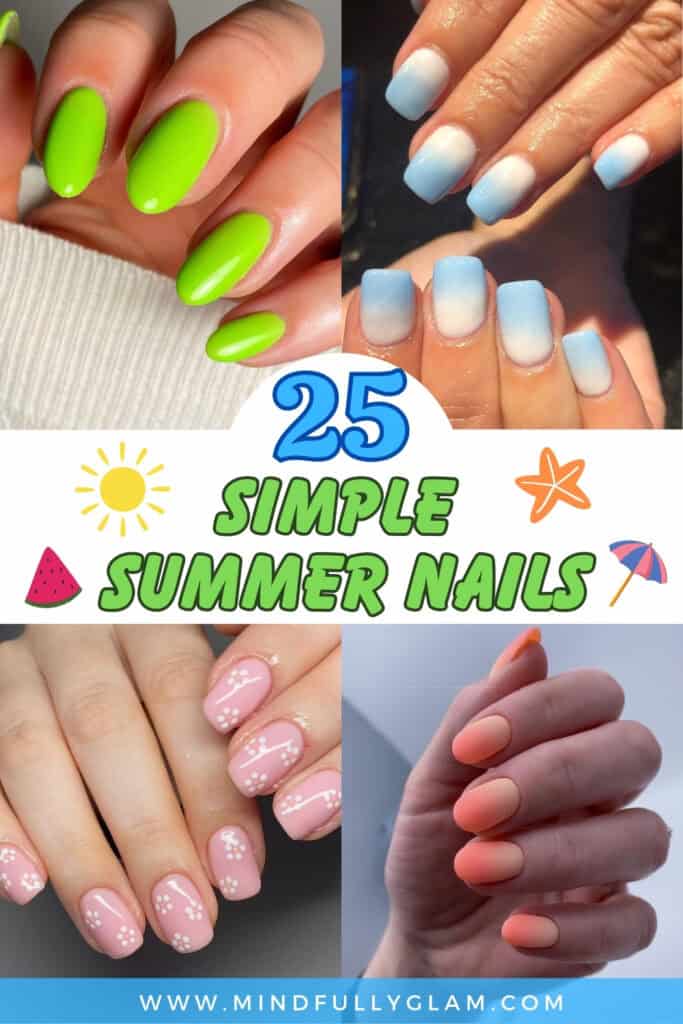 simple summer nails