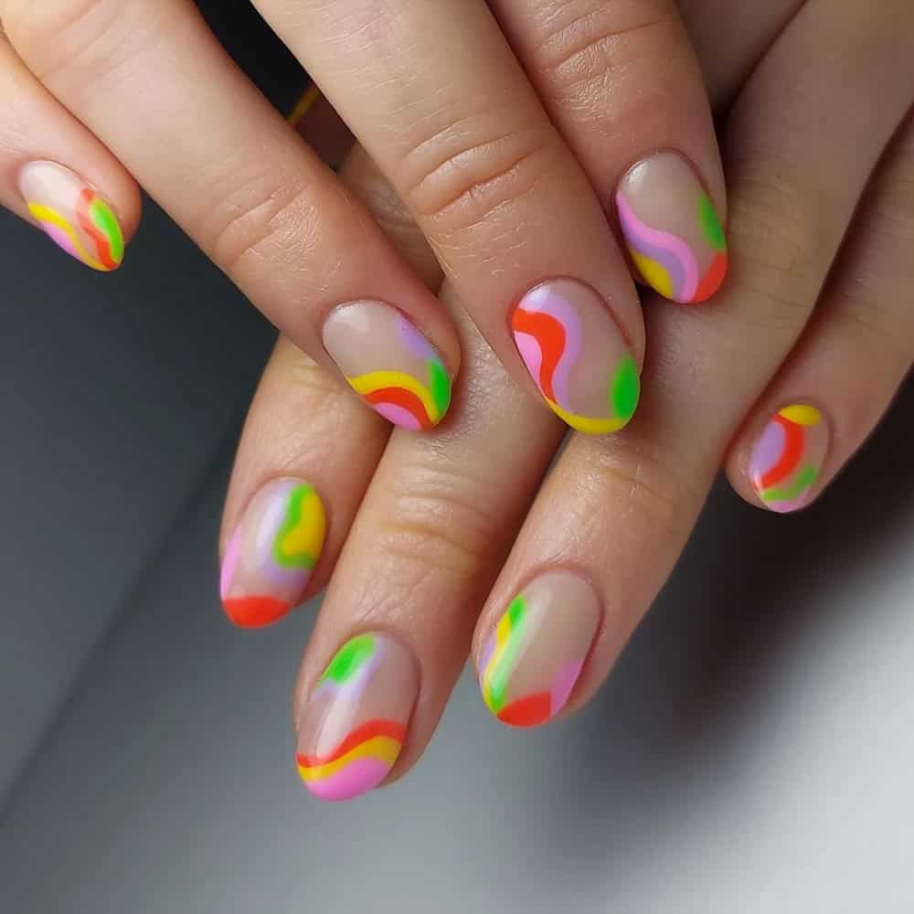 neon nails