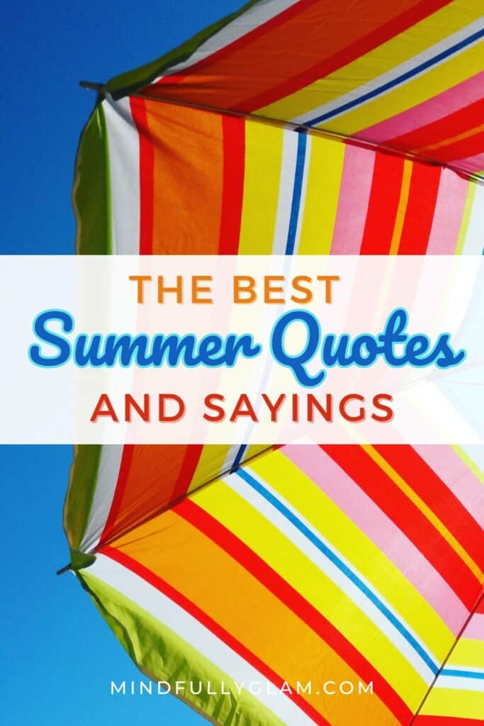 summer quotes and sayings