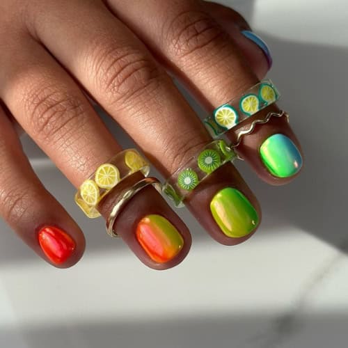 chrome nails