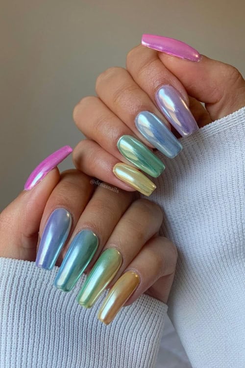 chrome nails