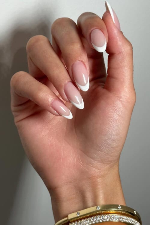 french tip nails