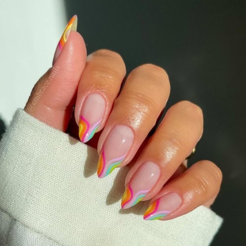 french tip nails