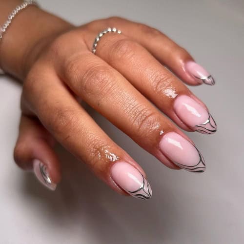 french tip nails