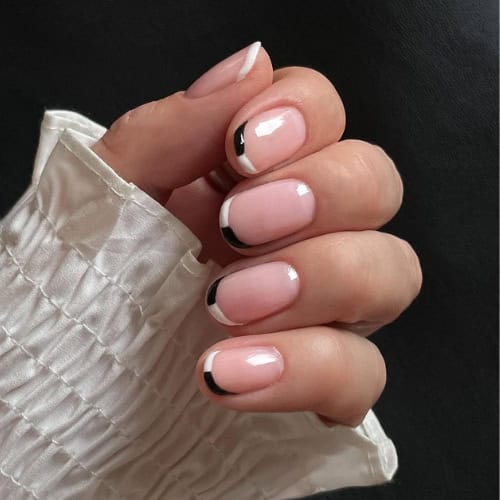 french tip nails