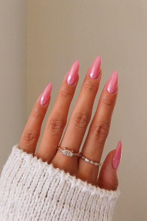 pink nails