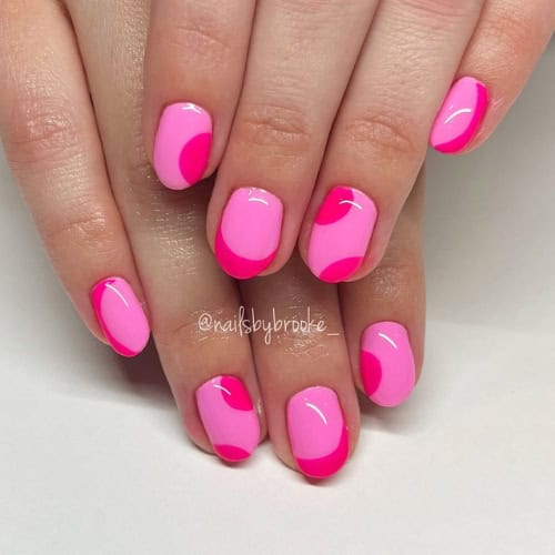 pink nails