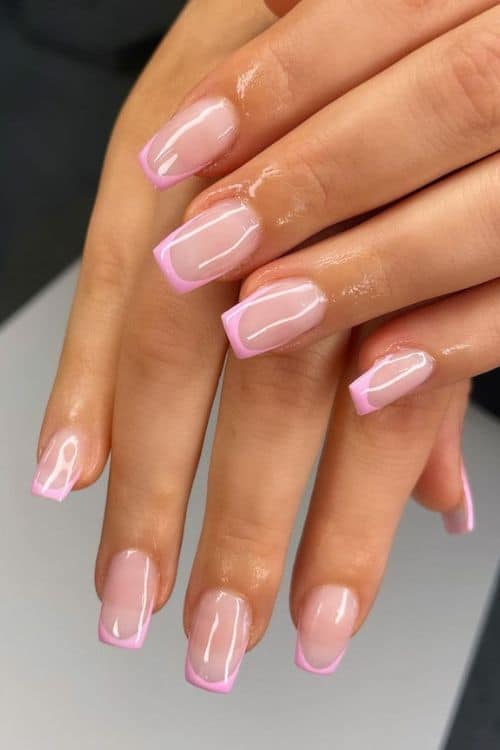 pink nails