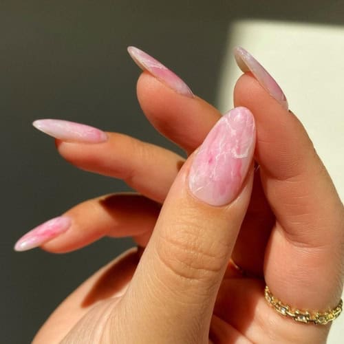 pink nails