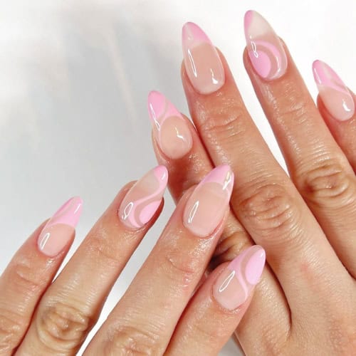 pink nails