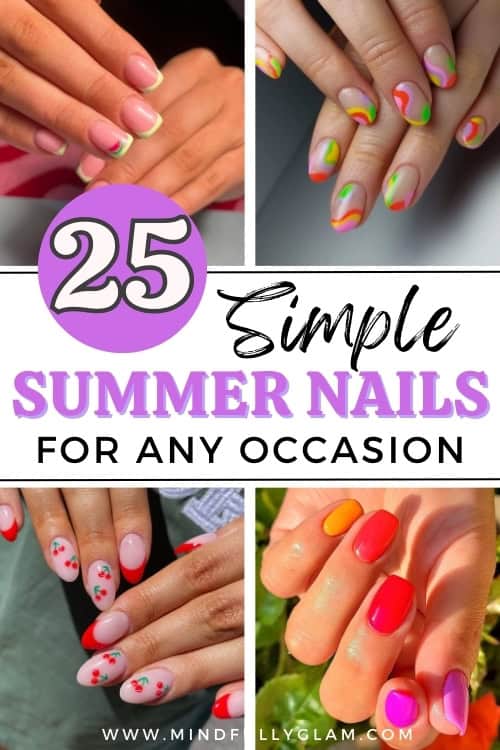 simple summer nails