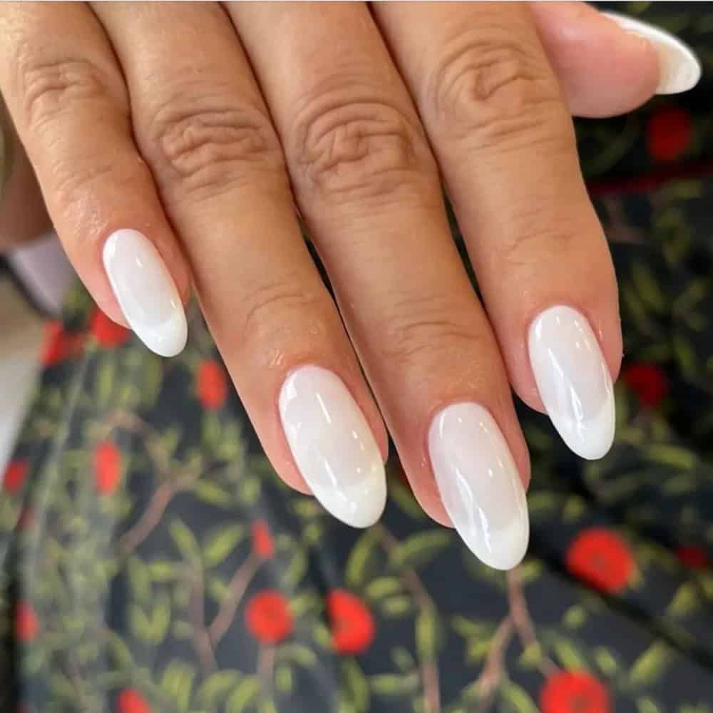 white nails