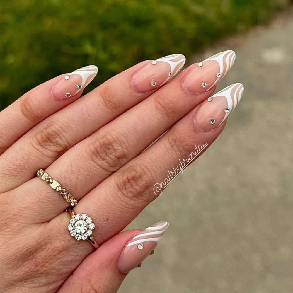 white nails