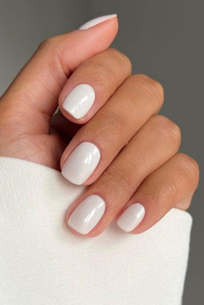 white nails