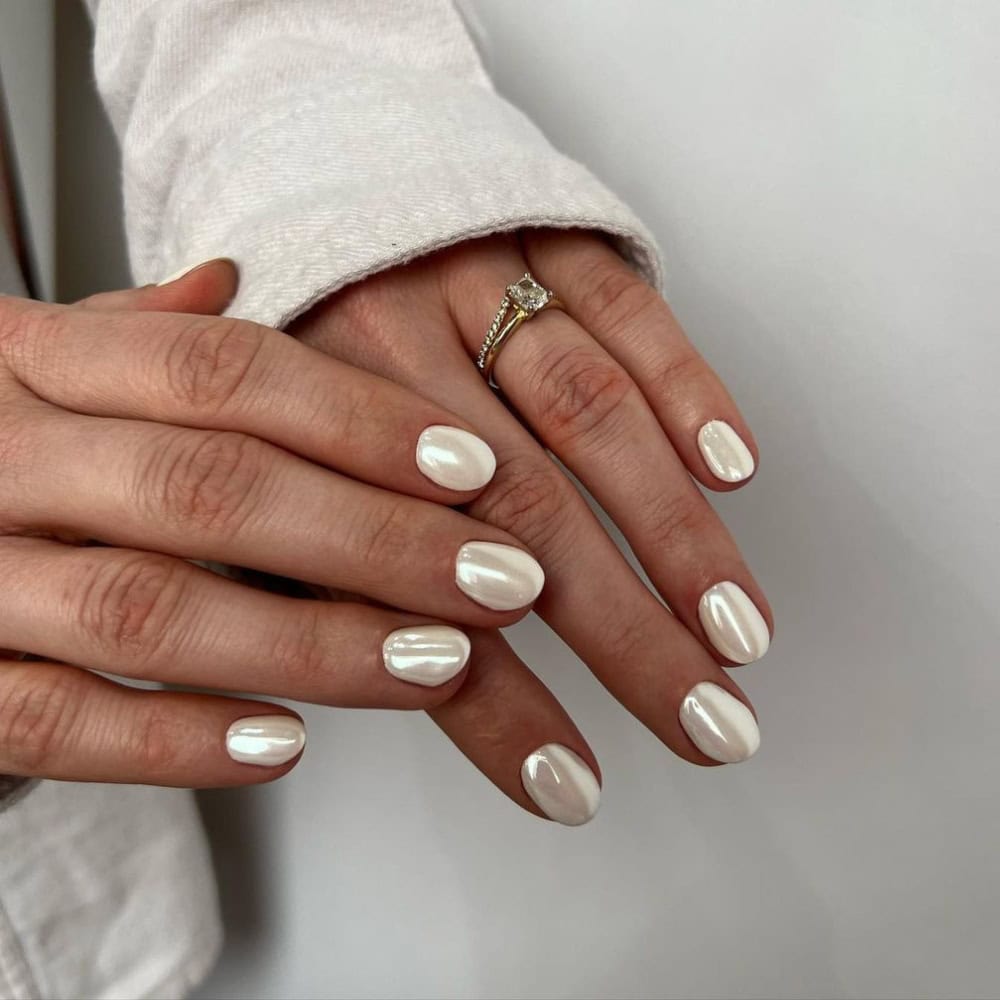 white nails