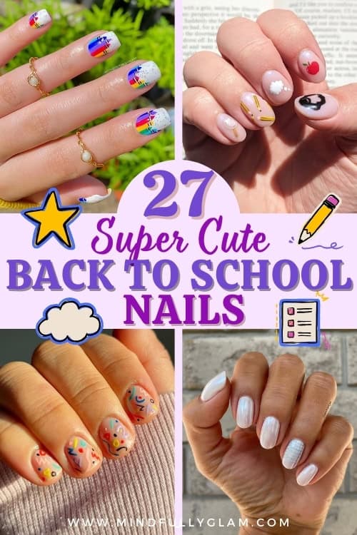 back to school nails