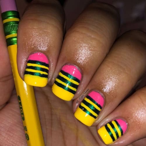 back to school nails