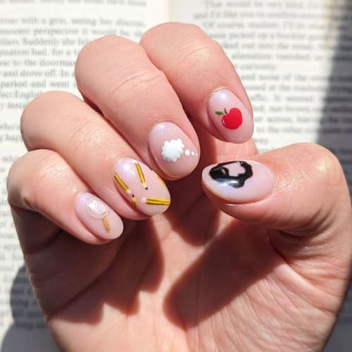 back to school nails