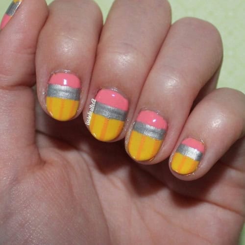 back to school nails