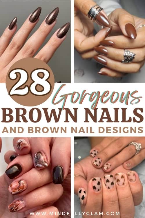 brown nails