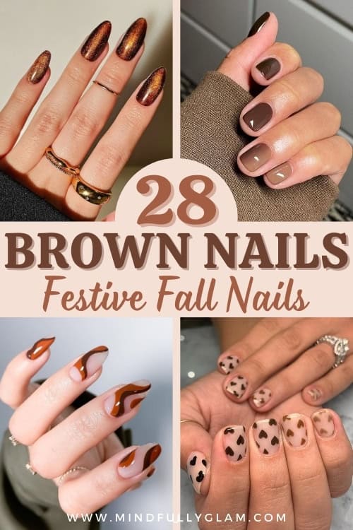 brown nails