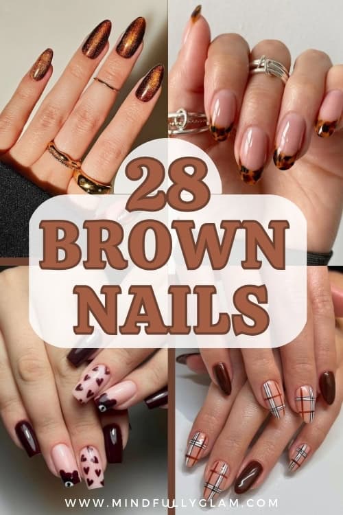 brown nails