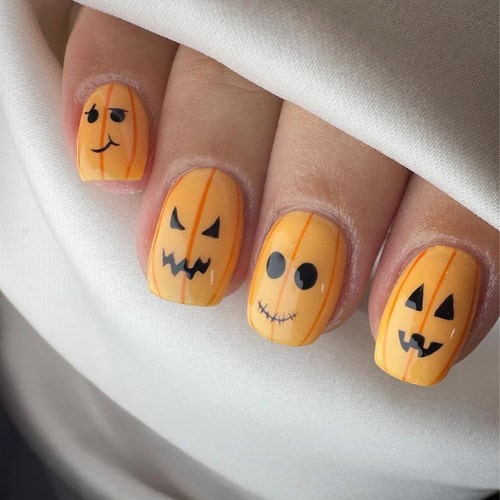 pumpkin nails