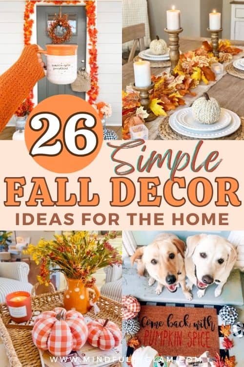 simple fall decor