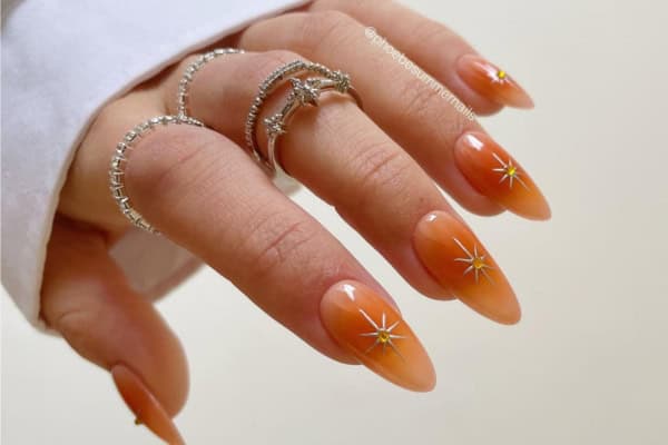 simple fall nail designs