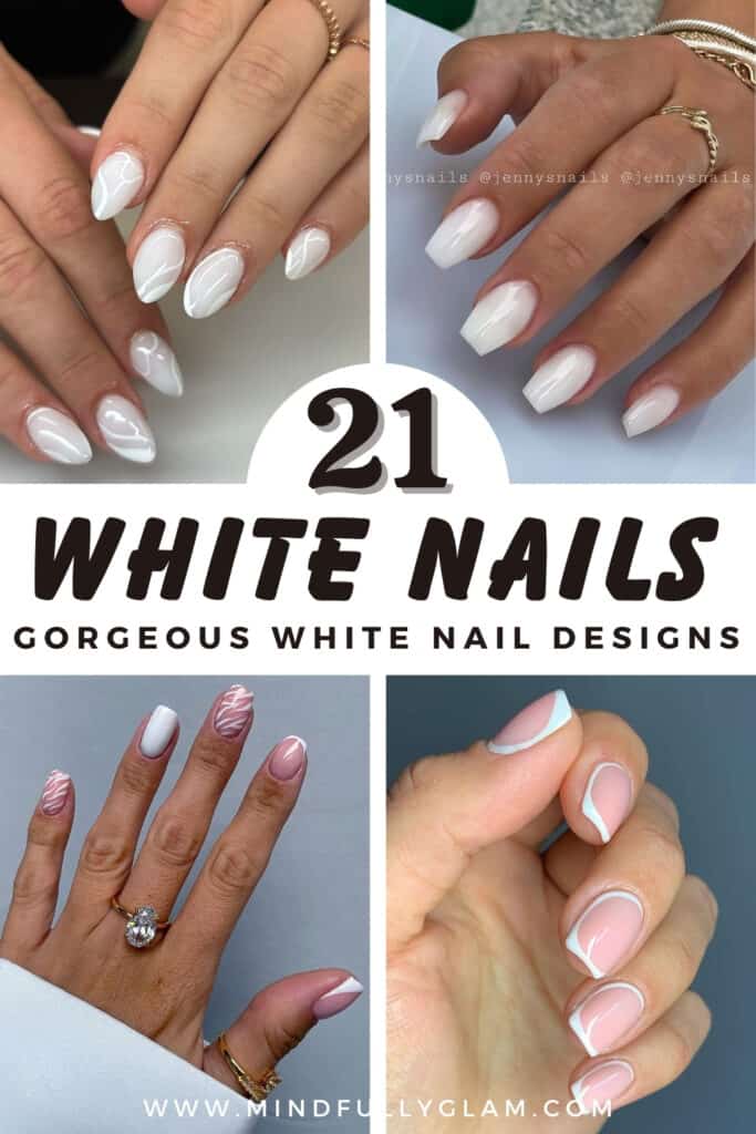 white nails