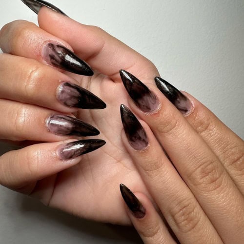 black nails