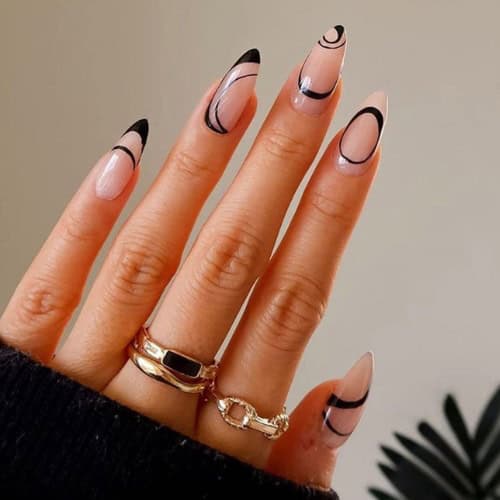 black nails