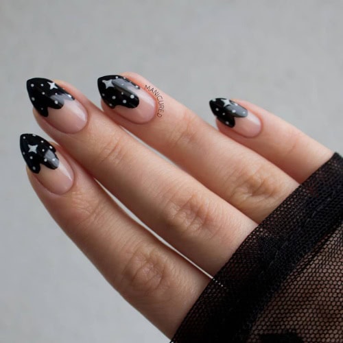 black nails