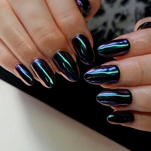 black nails