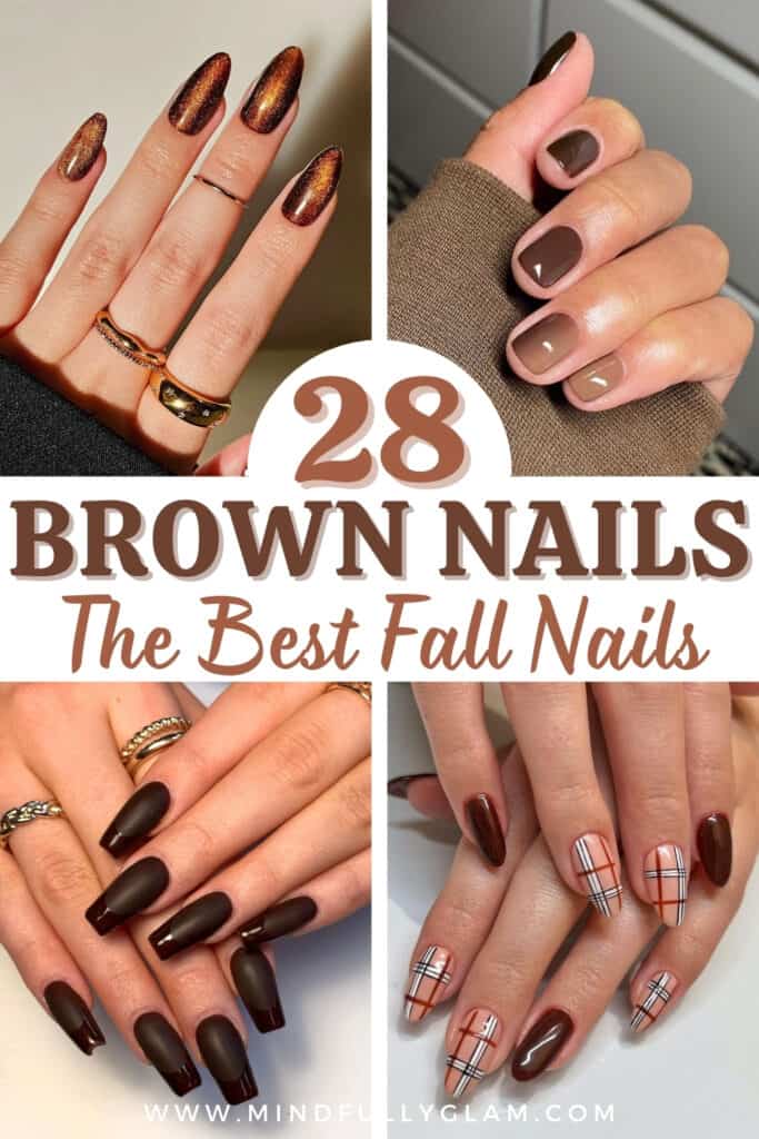 brown nails