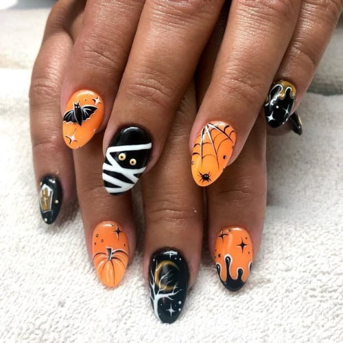 halloween nails