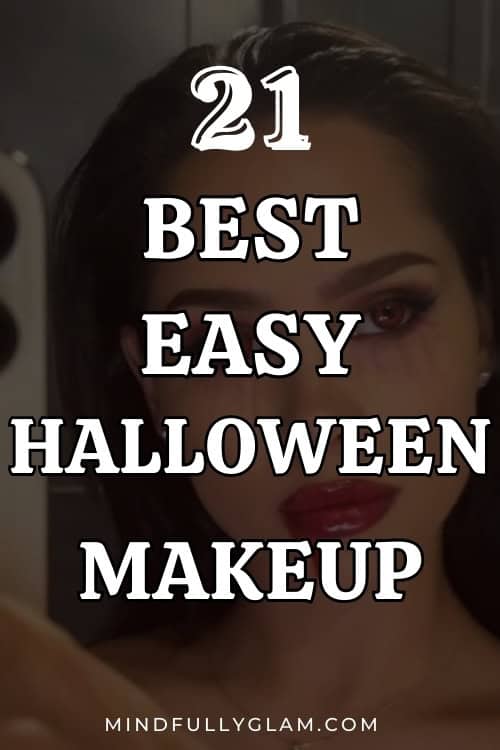 easy halloween makeup