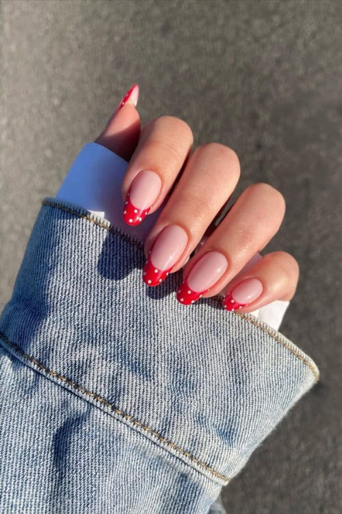 red nail designs