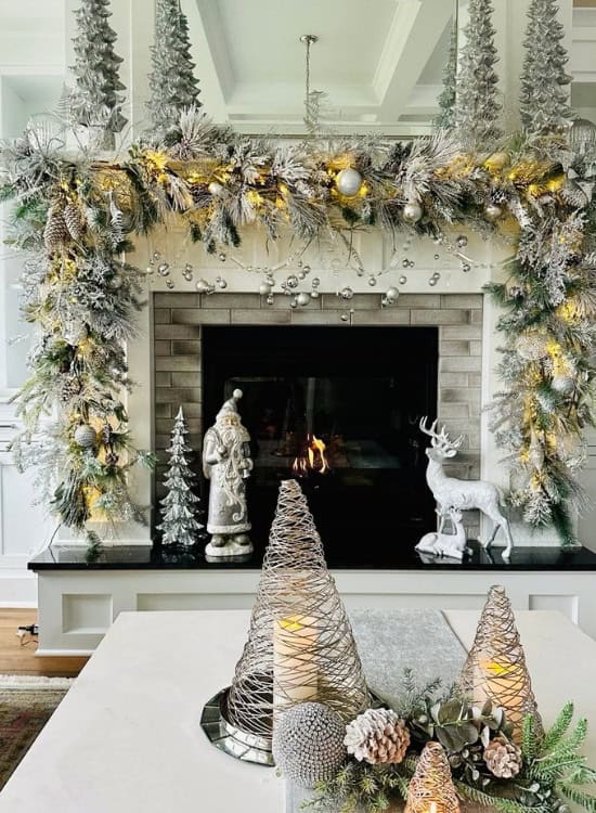 christmas mantel decor