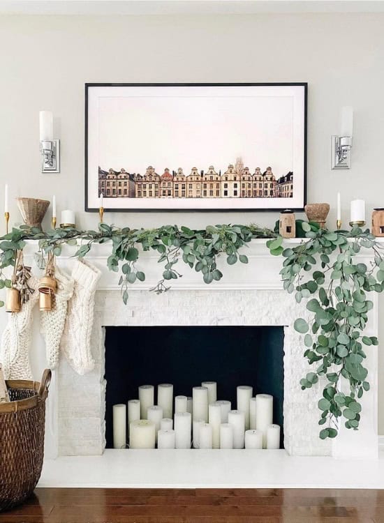 christmas mantel decor