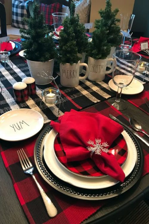 christmas table decorations