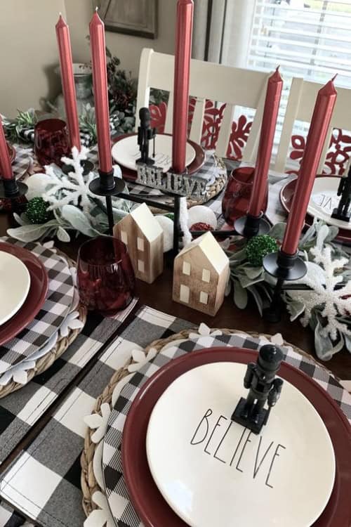 christmas table decorations